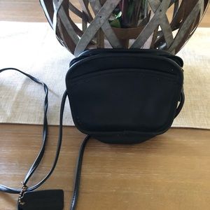 Small Dark Navy Leather Purse